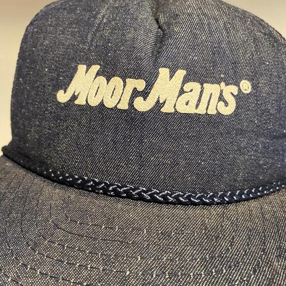 MoorMan’s Nissin Hat & Boss Chore Gloves Vintage Mesh Snapback Cap - Picture 3 of 12